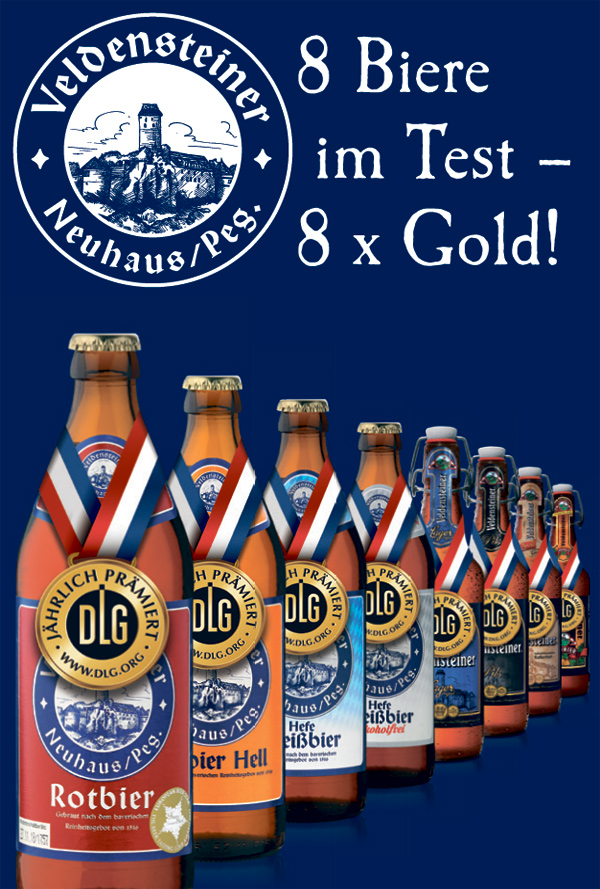 8 Biere im Test - 8 x Gold!